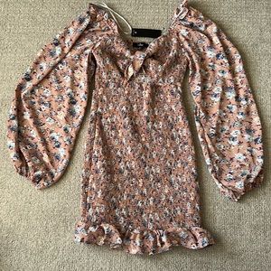 Floral smocked dress